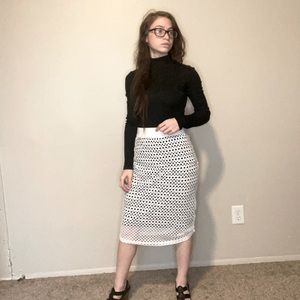 Bobeau Net Skirt